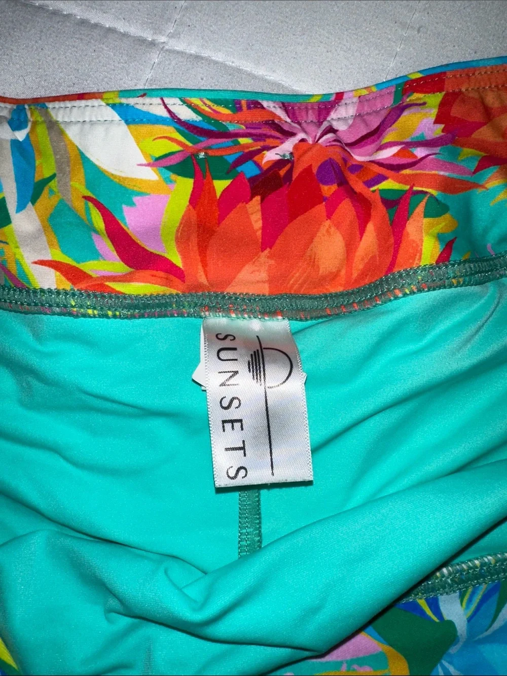 Floral Multi-Color Women's Swim Coverup Skirt